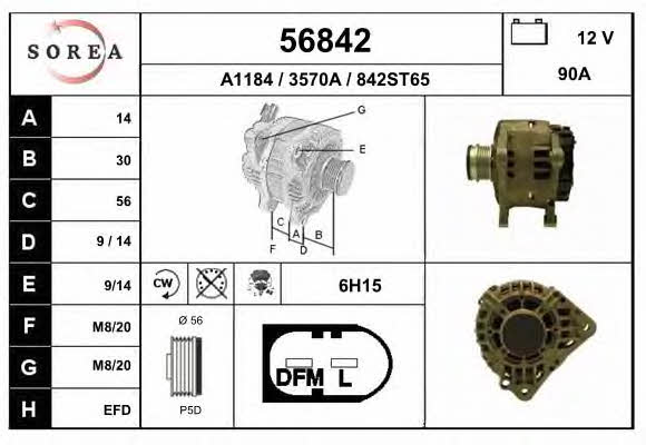 EAI 56842 Alternator 56842: Dobra cena w Polsce na 2407.PL - Kup Teraz!