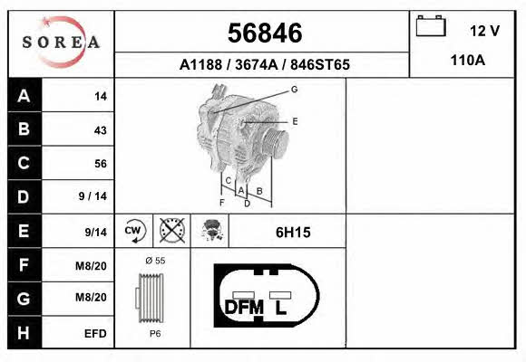 EAI 56846 Generator 56846: Kaufen Sie zu einem guten Preis in Polen bei 2407.PL!