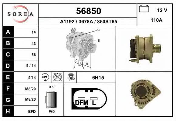EAI 56850 Alternator 56850: Buy near me in Poland at 2407.PL - Good price!