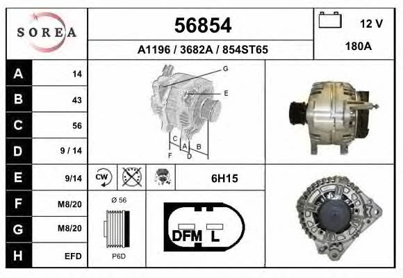 EAI 56854 Alternator 56854: Dobra cena w Polsce na 2407.PL - Kup Teraz!