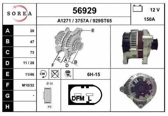 EAI 56929 Alternator 56929: Buy near me in Poland at 2407.PL - Good price!