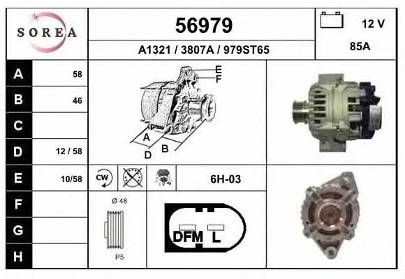 EAI 56979 Alternator 56979: Dobra cena w Polsce na 2407.PL - Kup Teraz!