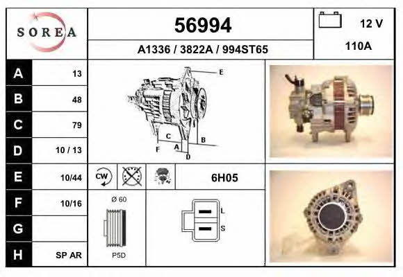 EAI 56994 Генератор 56994: Отличная цена - Купить в Польше на 2407.PL!