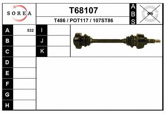 EAI T68107 Antriebswelle T68107: Kaufen Sie zu einem guten Preis in Polen bei 2407.PL!