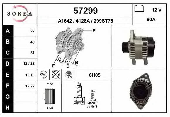 EAI 57299 Alternator 57299: Buy near me in Poland at 2407.PL - Good price!