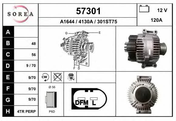 EAI 57301 Alternator 57301: Buy near me at 2407.PL in Poland at an Affordable price!