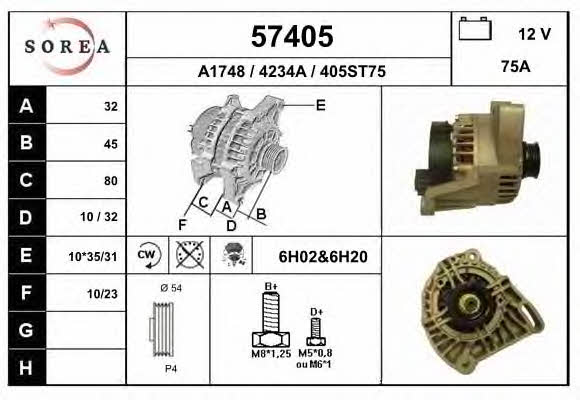EAI 57405 Alternator 57405: Buy near me in Poland at 2407.PL - Good price!