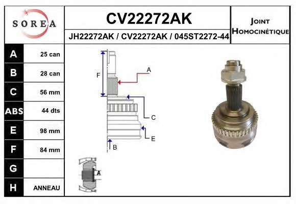 EAI CV22272AK CV joint CV22272AK: Buy near me in Poland at 2407.PL - Good price!