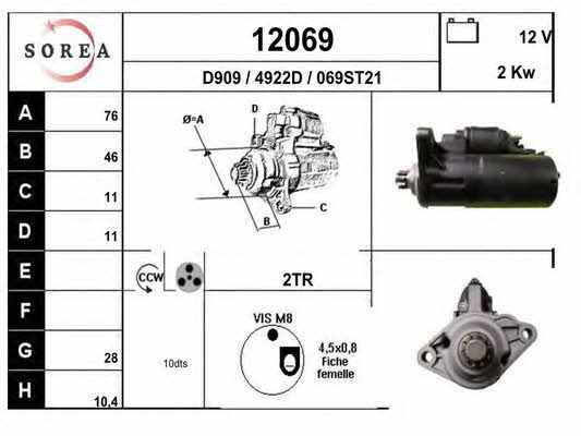 EAI 12069 Starter 12069: Buy near me in Poland at 2407.PL - Good price!