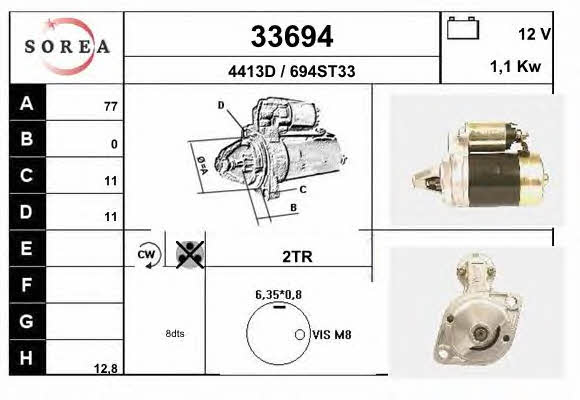 EAI 33694 Starter 33694: Buy near me in Poland at 2407.PL - Good price!