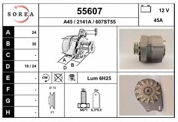 EAI 55607 Alternator 55607: Buy near me in Poland at 2407.PL - Good price!