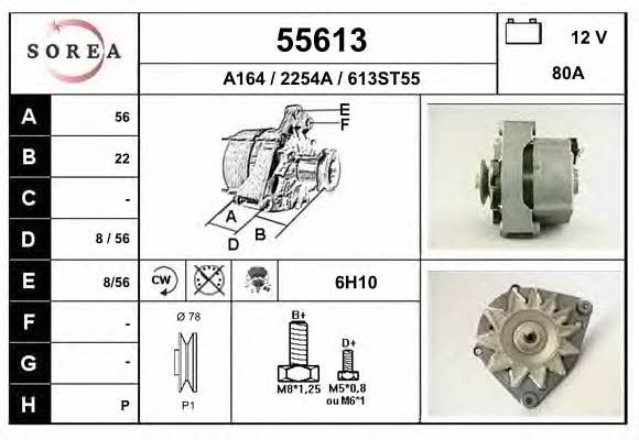 EAI 55613 Alternator 55613: Buy near me in Poland at 2407.PL - Good price!