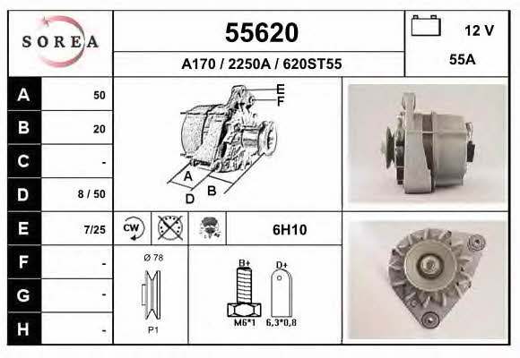 EAI 55620 Alternator 55620: Dobra cena w Polsce na 2407.PL - Kup Teraz!