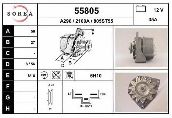 EAI 55805 Генератор 55805: Приваблива ціна - Купити у Польщі на 2407.PL!