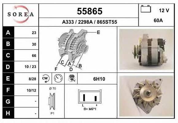 EAI 55865 Alternator 55865: Buy near me in Poland at 2407.PL - Good price!
