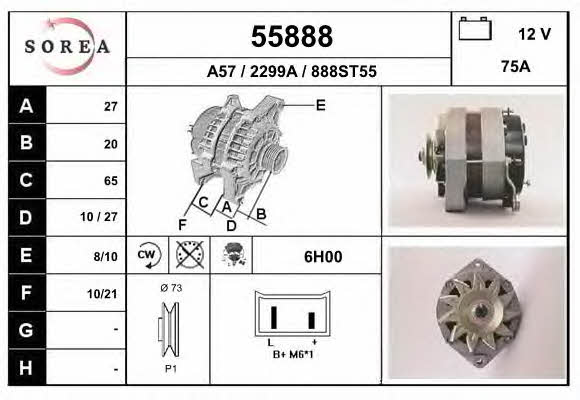 EAI 55888 Генератор 55888: Приваблива ціна - Купити у Польщі на 2407.PL!