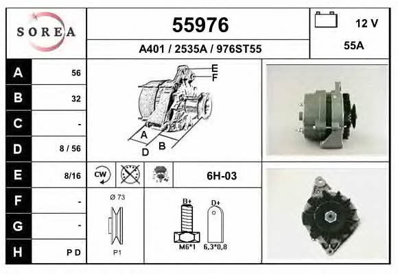 EAI 55976 Alternator 55976: Buy near me in Poland at 2407.PL - Good price!