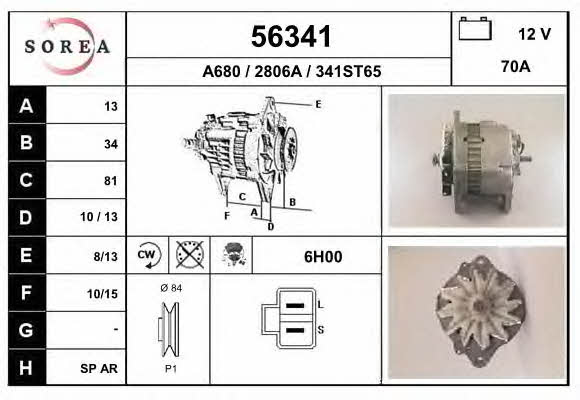 EAI 56341 Генератор 56341: Отличная цена - Купить в Польше на 2407.PL!