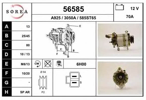 EAI 56585 Alternator 56585: Buy near me in Poland at 2407.PL - Good price!