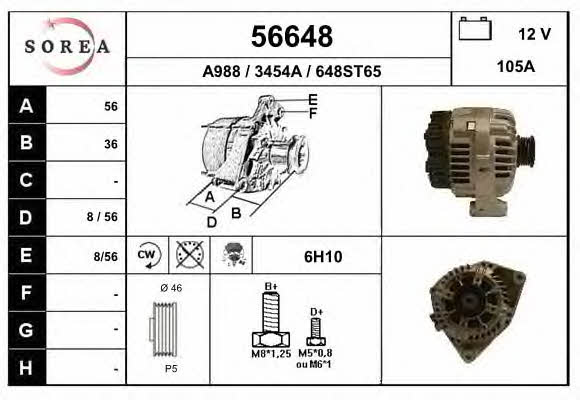 EAI 56648 Генератор 56648: Отличная цена - Купить в Польше на 2407.PL!