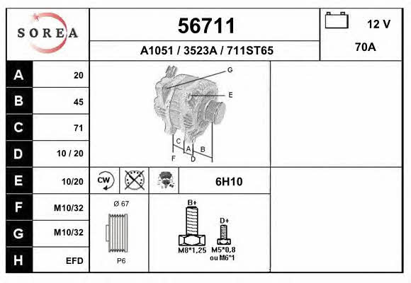 EAI 56711 Generator 56711: Kaufen Sie zu einem guten Preis in Polen bei 2407.PL!