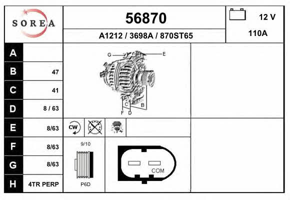 EAI 56870 Generator 56870: Kaufen Sie zu einem guten Preis in Polen bei 2407.PL!