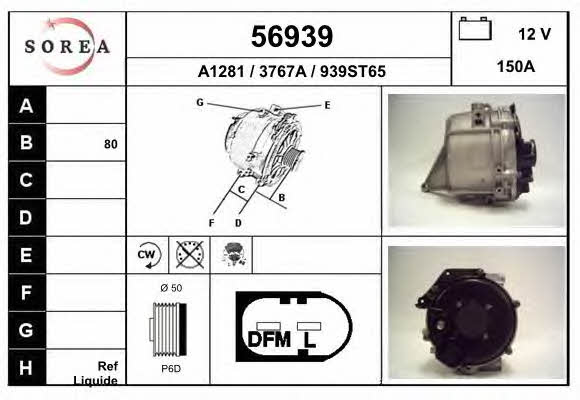 EAI 56939 Генератор 56939: Приваблива ціна - Купити у Польщі на 2407.PL!