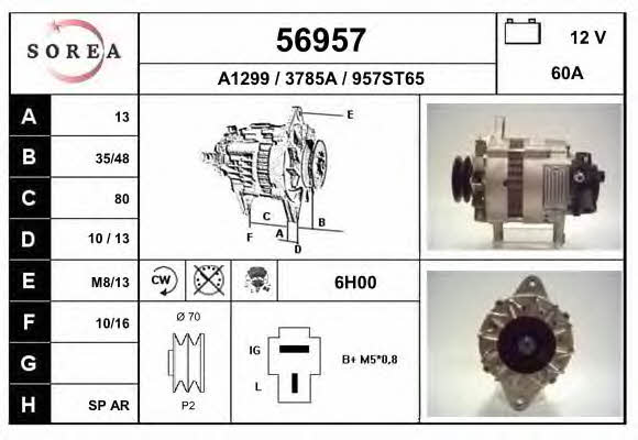 EAI 56957 Генератор 56957: Приваблива ціна - Купити у Польщі на 2407.PL!