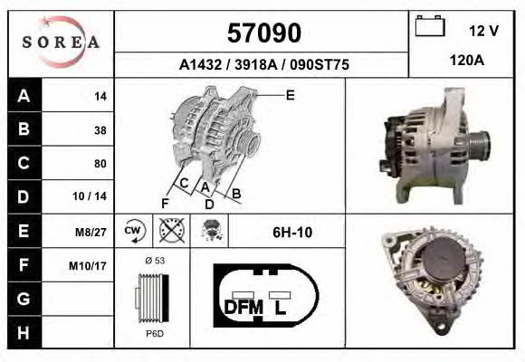 EAI 57090 Alternator 57090: Dobra cena w Polsce na 2407.PL - Kup Teraz!