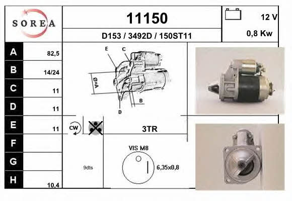 EAI 11150 Стартер 11150: Отличная цена - Купить в Польше на 2407.PL!