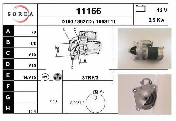 EAI 11166 Starter 11166: Buy near me in Poland at 2407.PL - Good price!