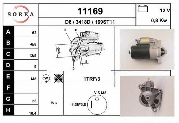 EAI 11169 Starter 11169: Buy near me in Poland at 2407.PL - Good price!