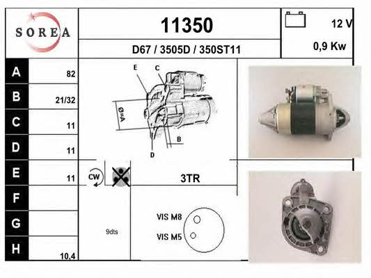 EAI 11350 Starter 11350: Buy near me in Poland at 2407.PL - Good price!