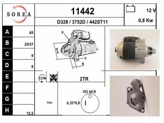 EAI 11442 Стартер 11442: Отличная цена - Купить в Польше на 2407.PL!