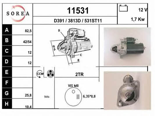 EAI 11531 Starter 11531: Buy near me in Poland at 2407.PL - Good price!