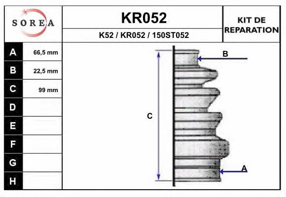 EAI KR052 Пыльник приводного вала KR052: Отличная цена - Купить в Польше на 2407.PL!