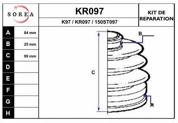 EAI KR097 Пыльник приводного вала KR097: Отличная цена - Купить в Польше на 2407.PL!