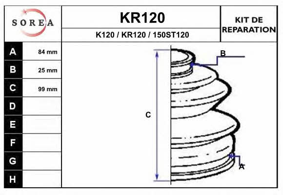 EAI KR120 Пыльник приводного вала KR120: Отличная цена - Купить в Польше на 2407.PL!