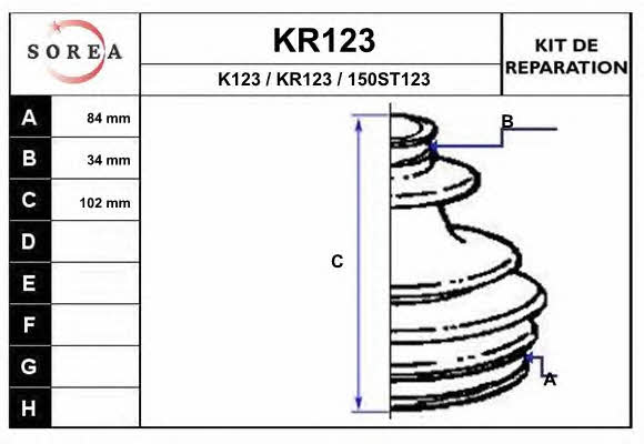 EAI KR123 Пыльник приводного вала KR123: Отличная цена - Купить в Польше на 2407.PL!