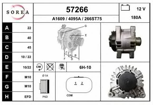EAI 57266 Alternator 57266: Buy near me in Poland at 2407.PL - Good price!