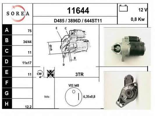 EAI 11644 Starter 11644: Buy near me in Poland at 2407.PL - Good price!