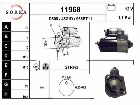 EAI 11968 Starter 11968: Buy near me in Poland at 2407.PL - Good price!