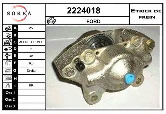 EAI 2224018 Супорт гальмівний 2224018: Приваблива ціна - Купити у Польщі на 2407.PL!