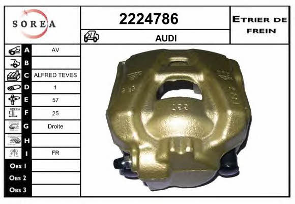 EAI 2224786 Супорт гальмівний 2224786: Приваблива ціна - Купити у Польщі на 2407.PL!