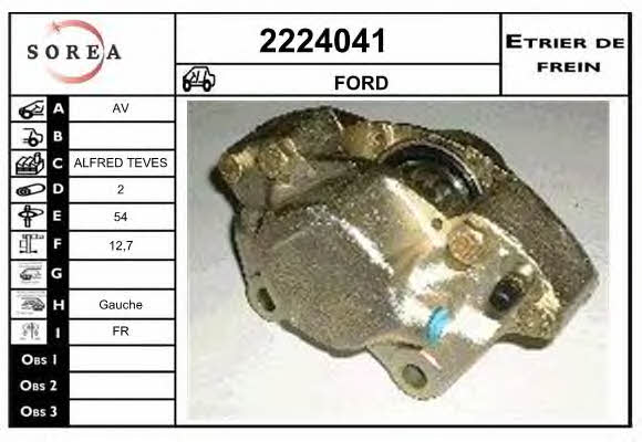 EAI 2224041 Brake caliper front left 2224041: Buy near me in Poland at 2407.PL - Good price!