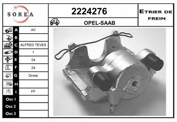 EAI 2224276 Brake caliper 2224276: Buy near me in Poland at 2407.PL - Good price!