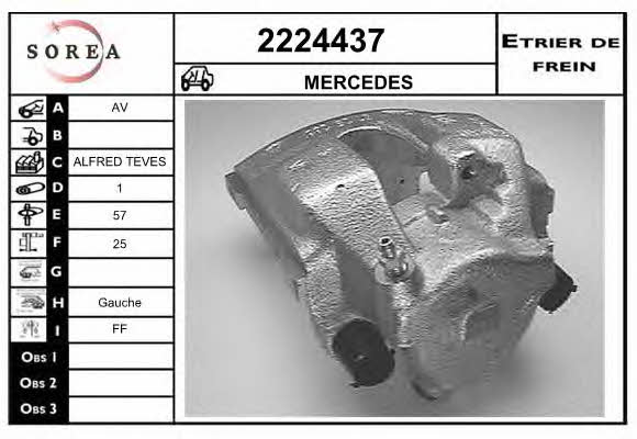 EAI 2224437 Zacisk hamulcowy 2224437: Dobra cena w Polsce na 2407.PL - Kup Teraz!