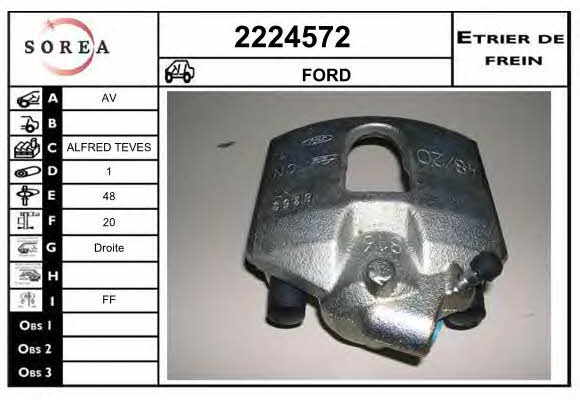 EAI 2224572 Brake caliper front right 2224572: Buy near me in Poland at 2407.PL - Good price!