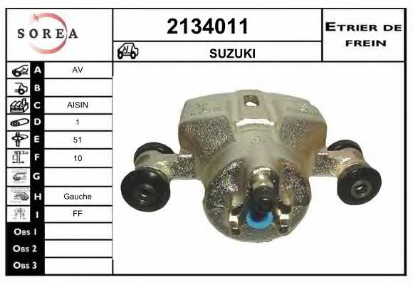 EAI 2134011 Brake caliper front left 2134011: Buy near me in Poland at 2407.PL - Good price!