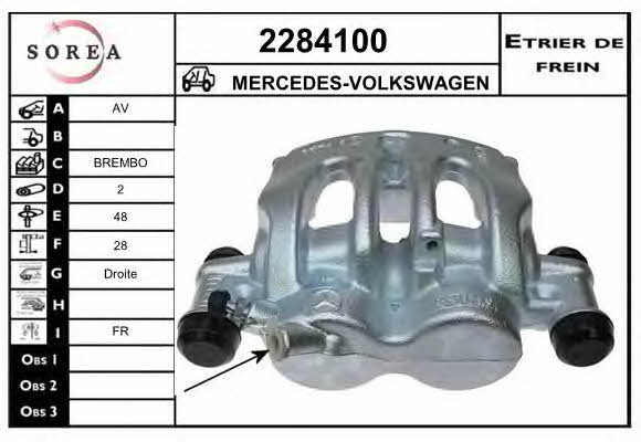 EAI 2284100 Bremssattel vorne rechts 2284100: Kaufen Sie zu einem guten Preis in Polen bei 2407.PL!